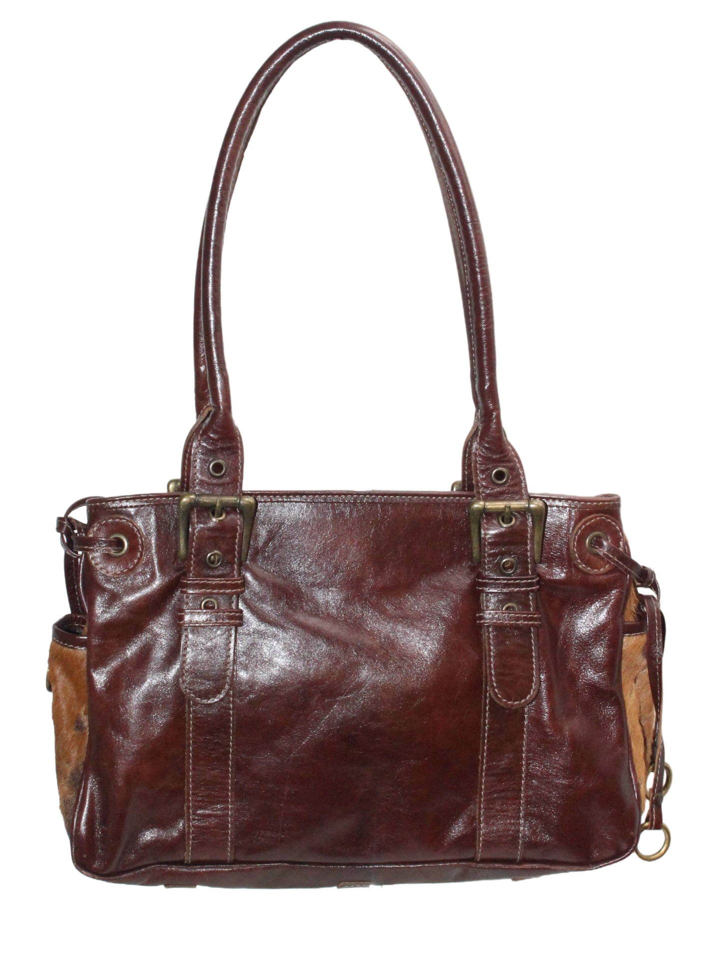 Leather Calf Hair Bag