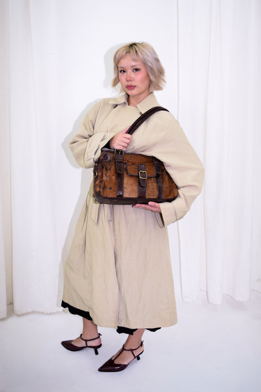 Leather Calf Hair Bag