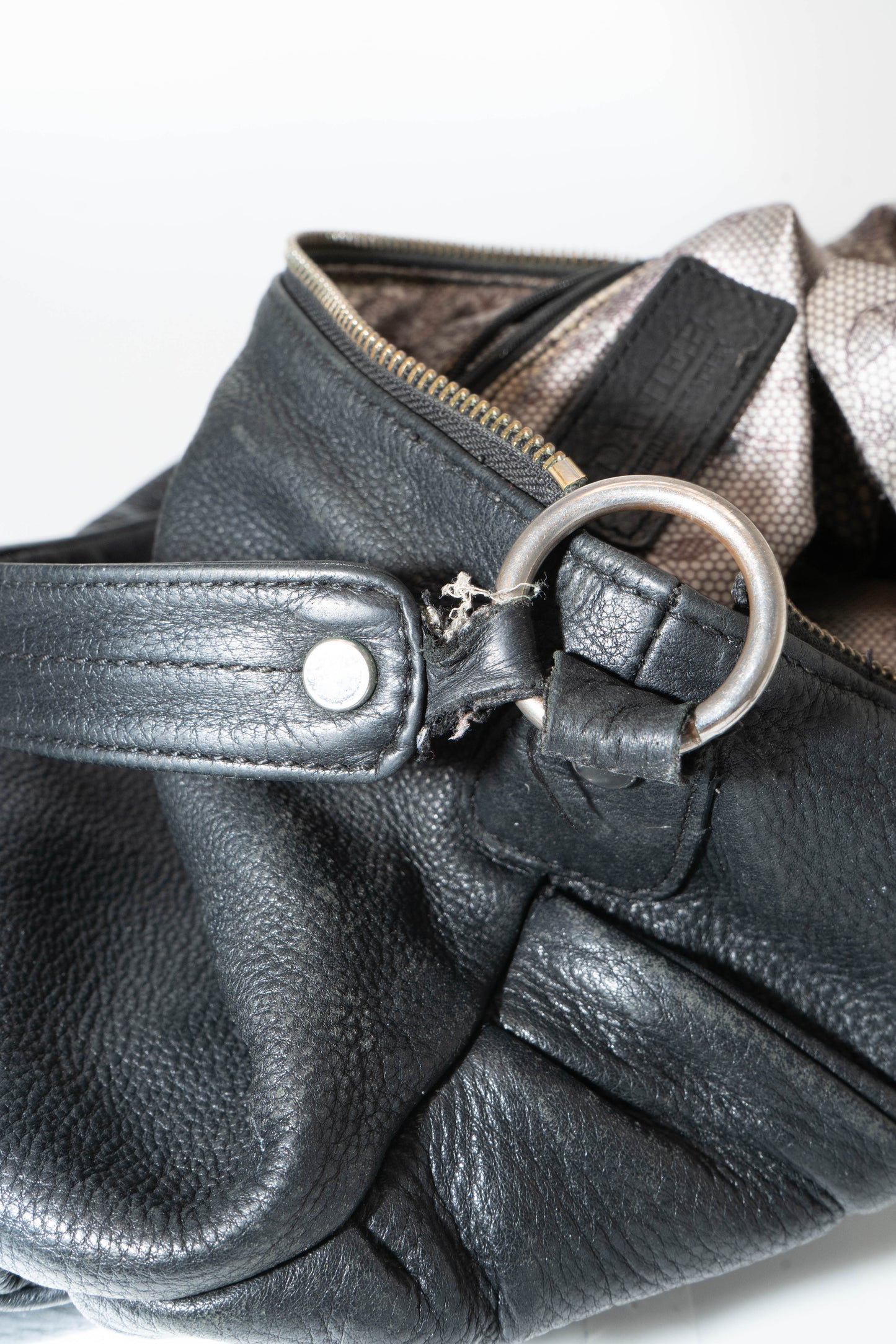 Danier Black Leather Shoulder Bag