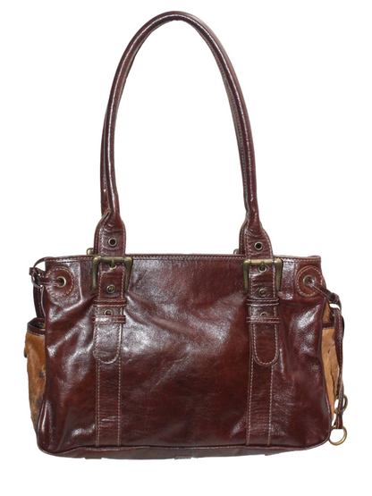 Leather Calf Hair Bag