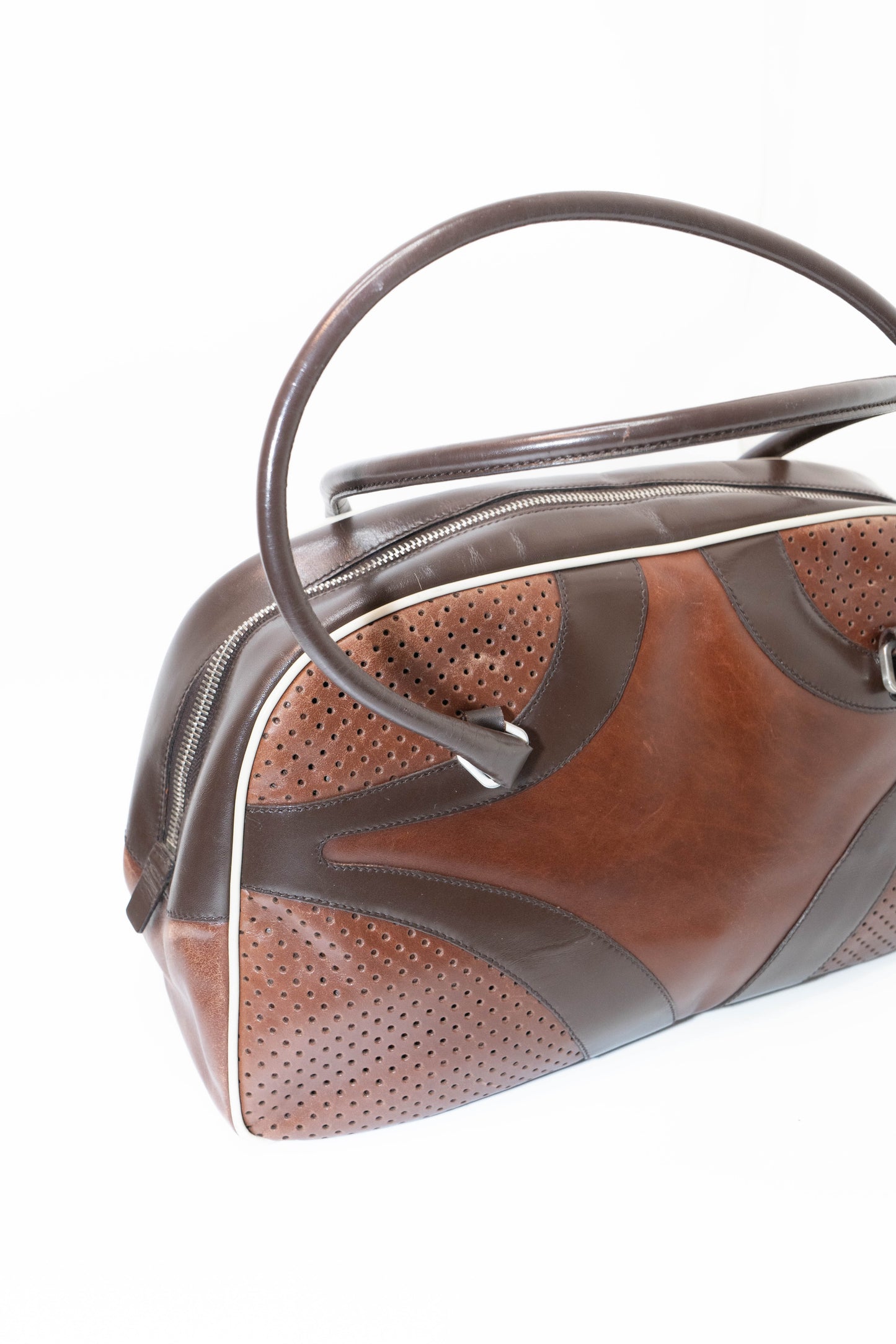 S/S 2000 Prada Vitello Drive Bowling Bag