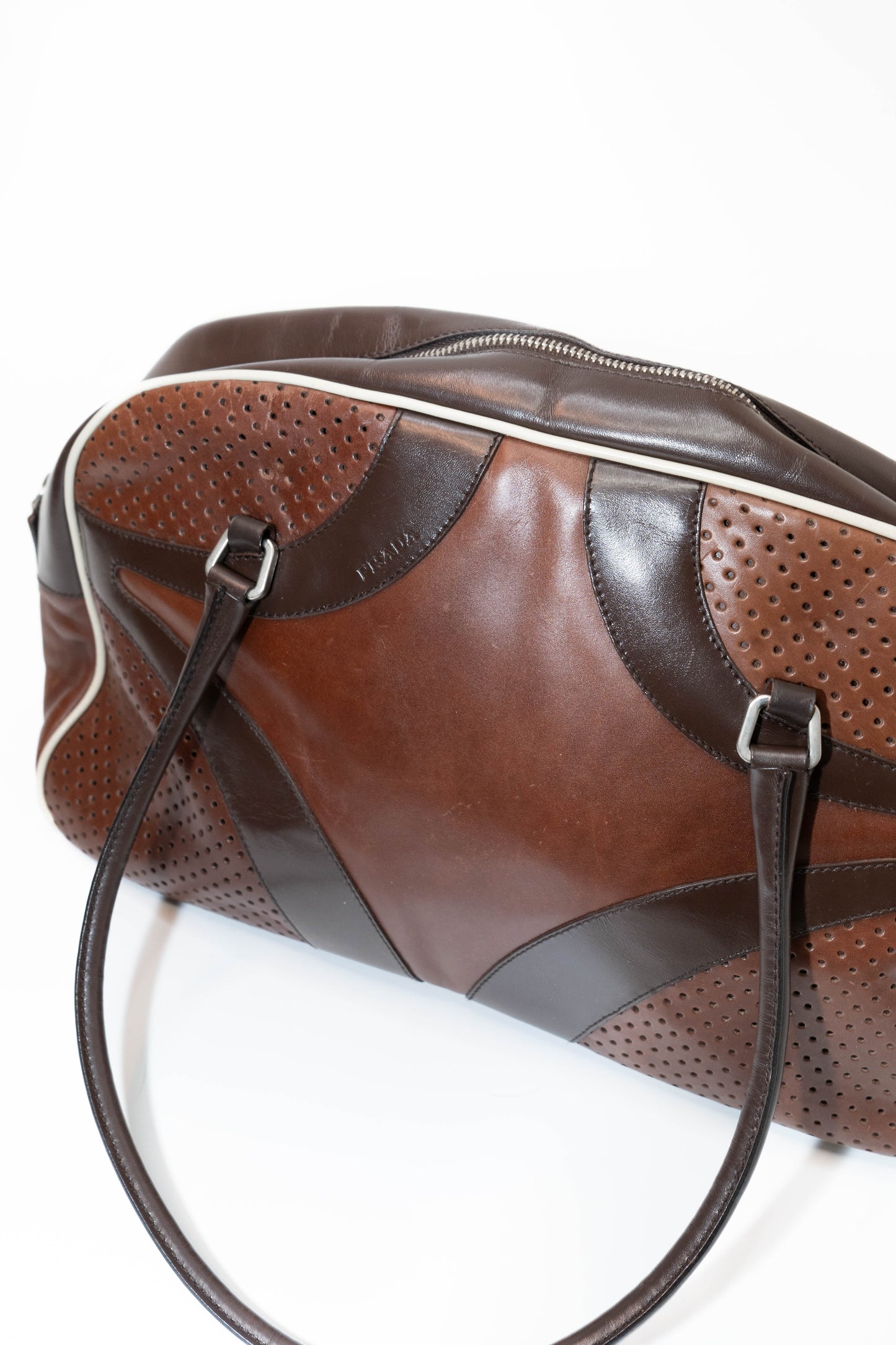 S/S 2000 Prada Vitello Drive Bowling Bag