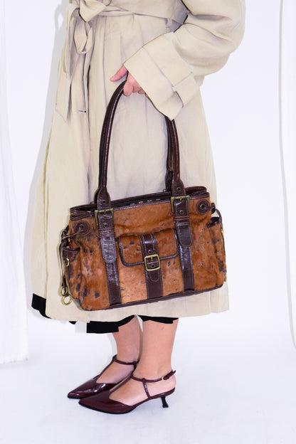 Leather Calf Hair Bag