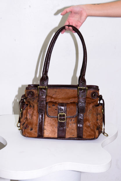 Leather Calf Hair Bag