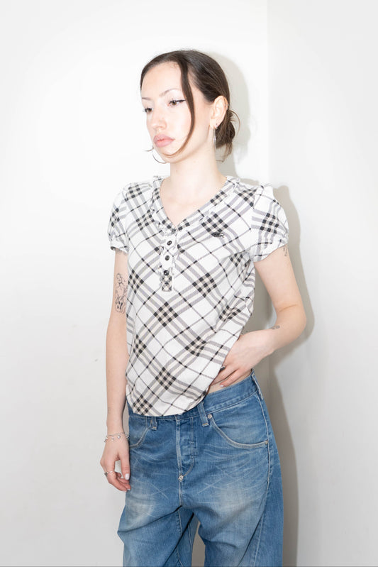 Burberry Check Baby Tee
