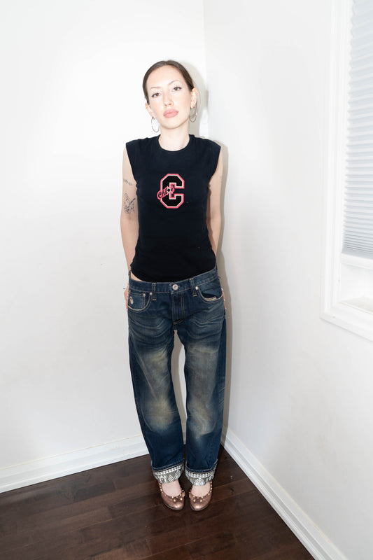 Bape Patterned Jeans