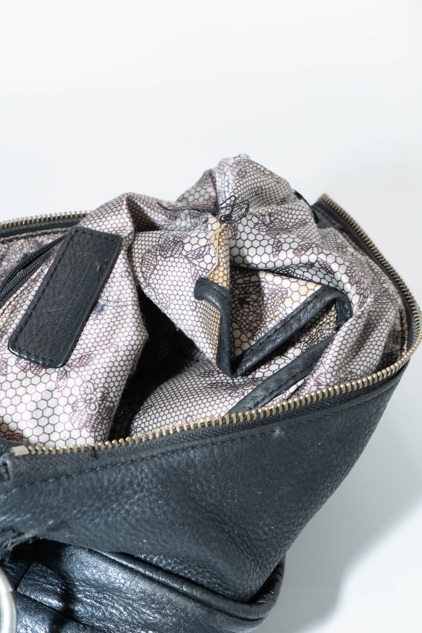 Danier Black Leather Shoulder Bag