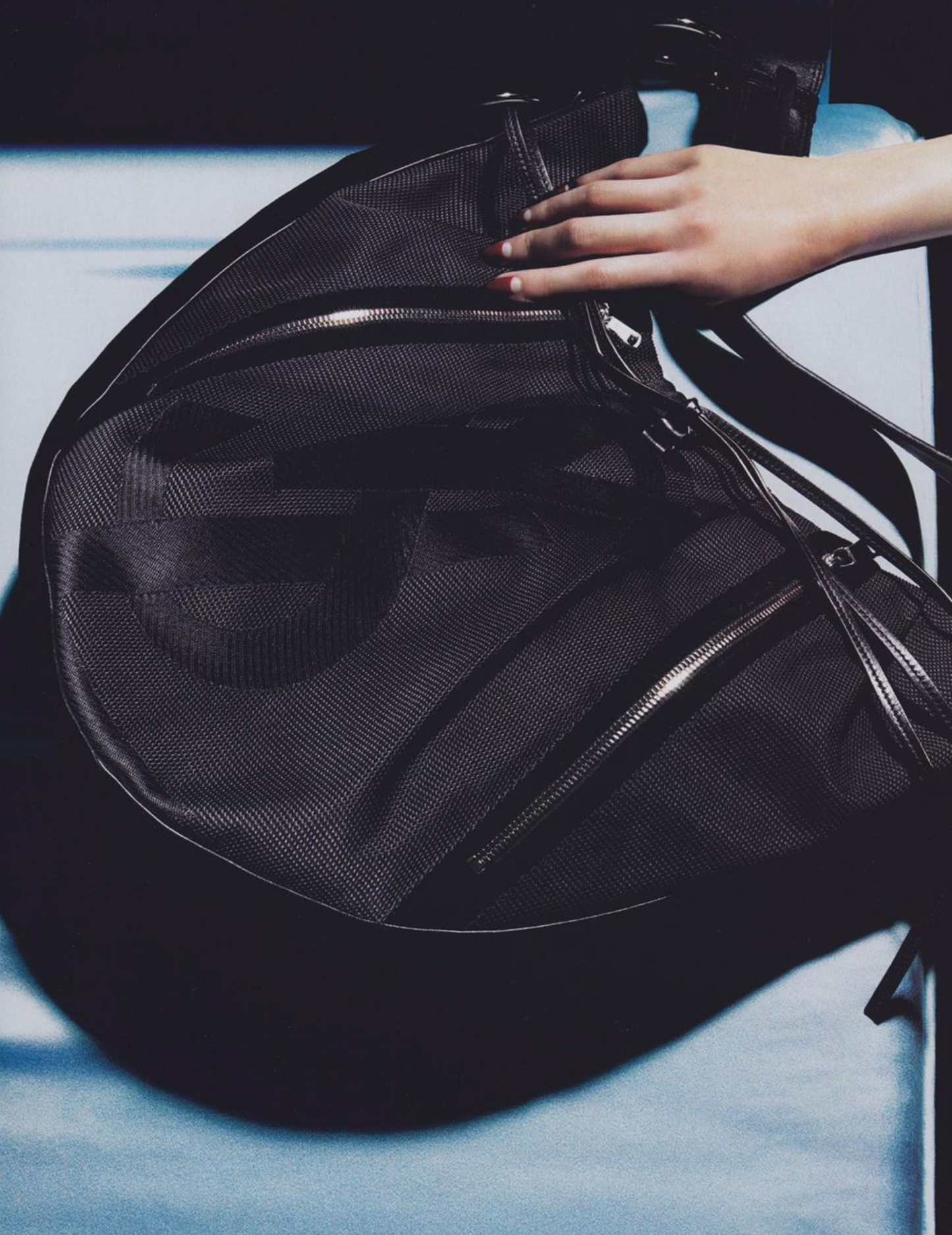 Saint Laurent Nylon Boston Bag